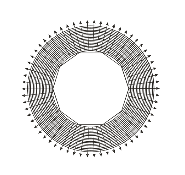 Imagem Desimpregnador, gráfico formado de círculos e setas